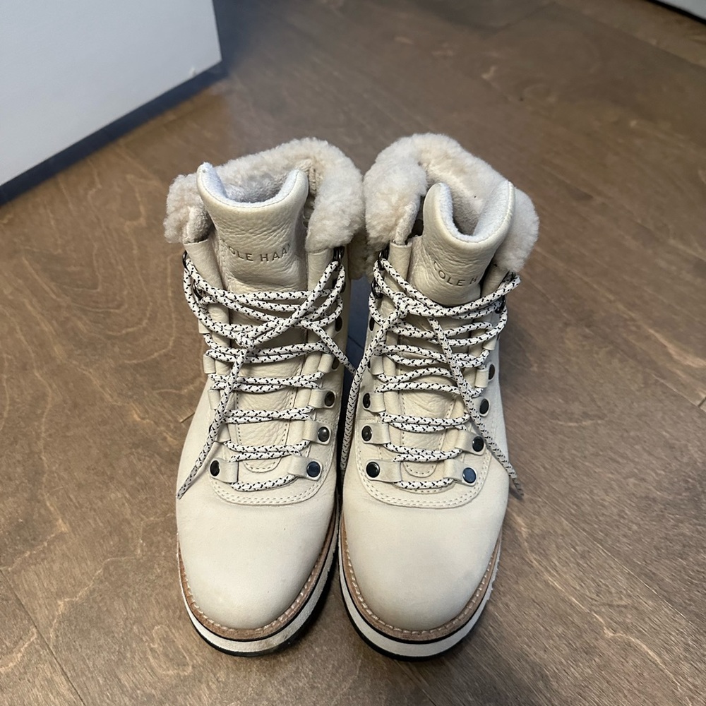 Cole Haan Women's Beige Winter Boots